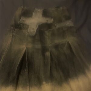 Silver Jeans Olive A-Line Skirt